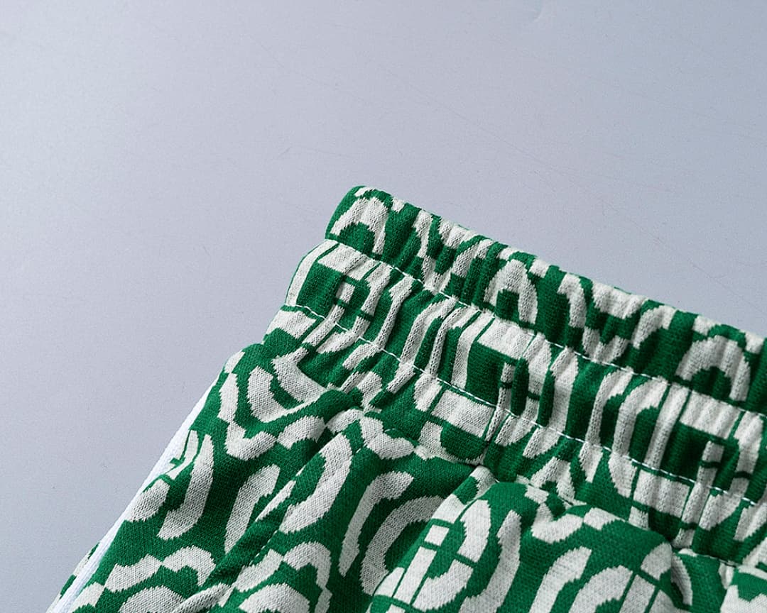 Shorts Casablanca Jacquard - Verde foto 05