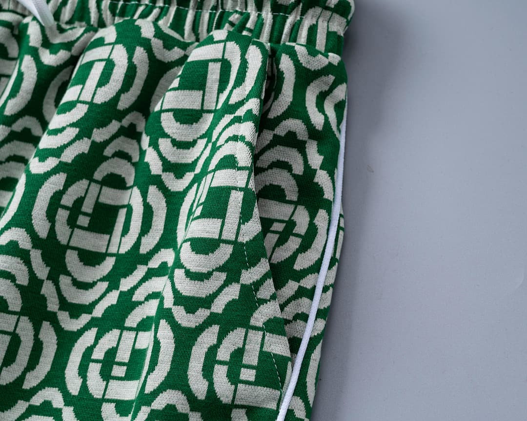 Shorts Casablanca Jacquard - Verde foto 07
