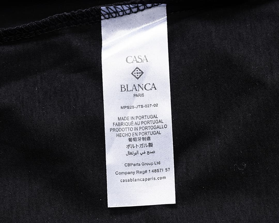 Shorts Casablanca Flocked Monograma - Preto foto 13