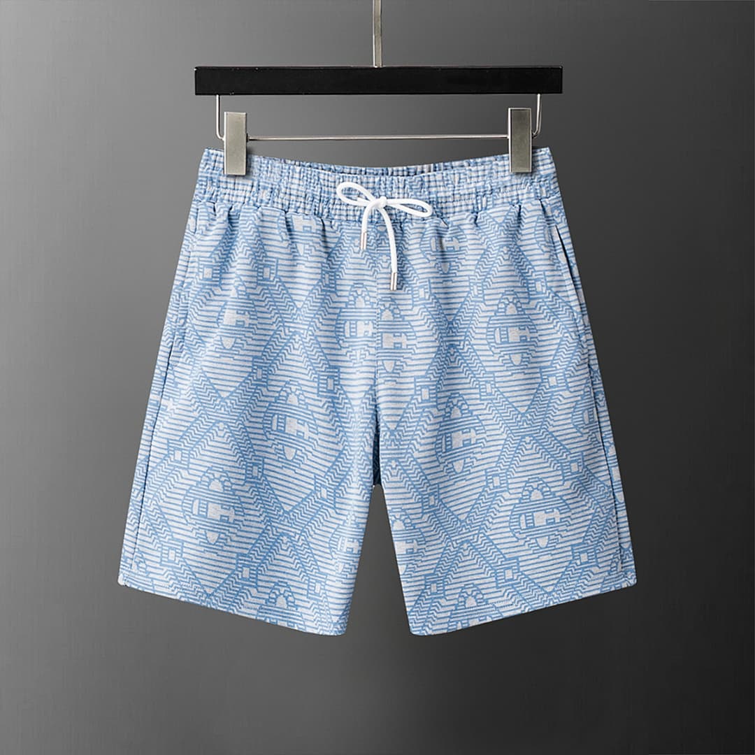 Shorts Casablanca Jacquard - Azul Claro foto 01