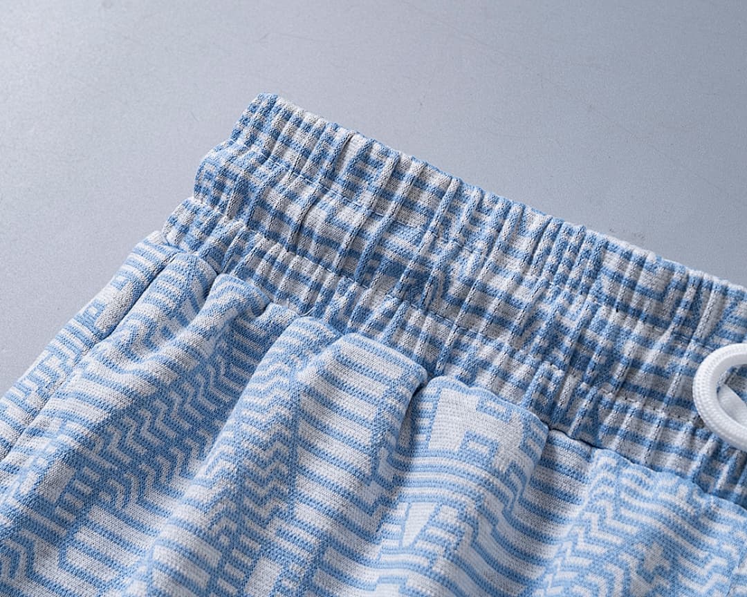 Shorts Casablanca Jacquard - Azul Claro foto 05