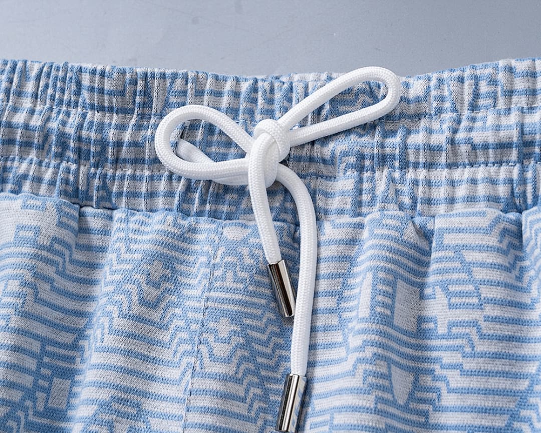 Shorts Casablanca Jacquard - Azul Claro foto 06