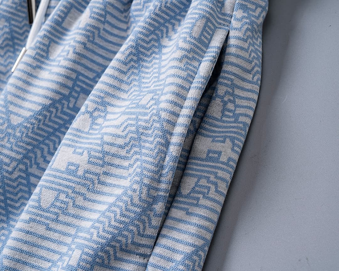Shorts Casablanca Jacquard - Azul Claro foto 07