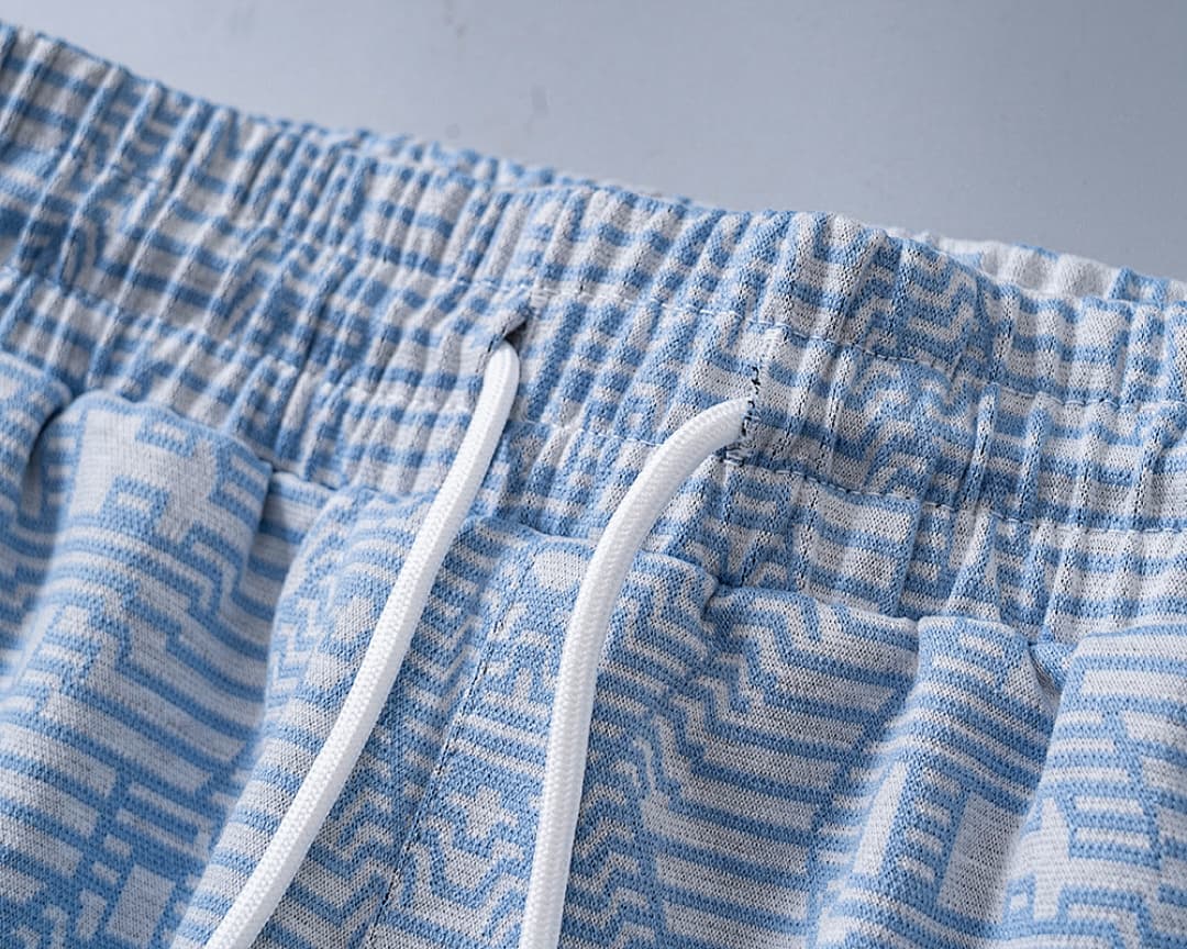 Shorts Casablanca Jacquard - Azul Claro foto 08