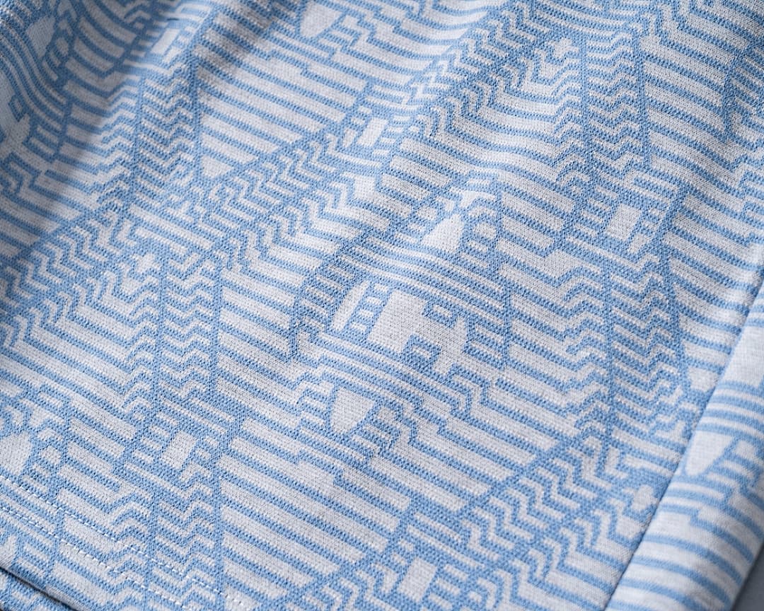 Shorts Casablanca Jacquard - Azul Claro foto 10