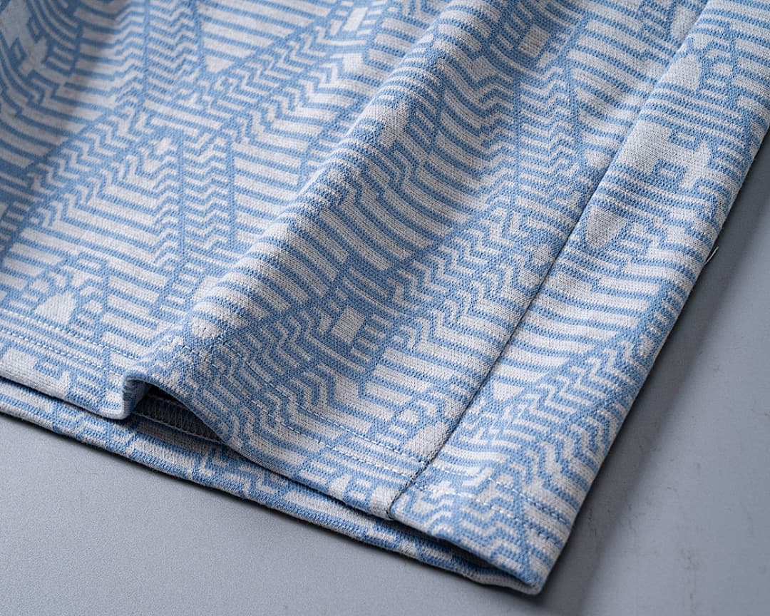 Shorts Casablanca Jacquard - Azul Claro foto 11