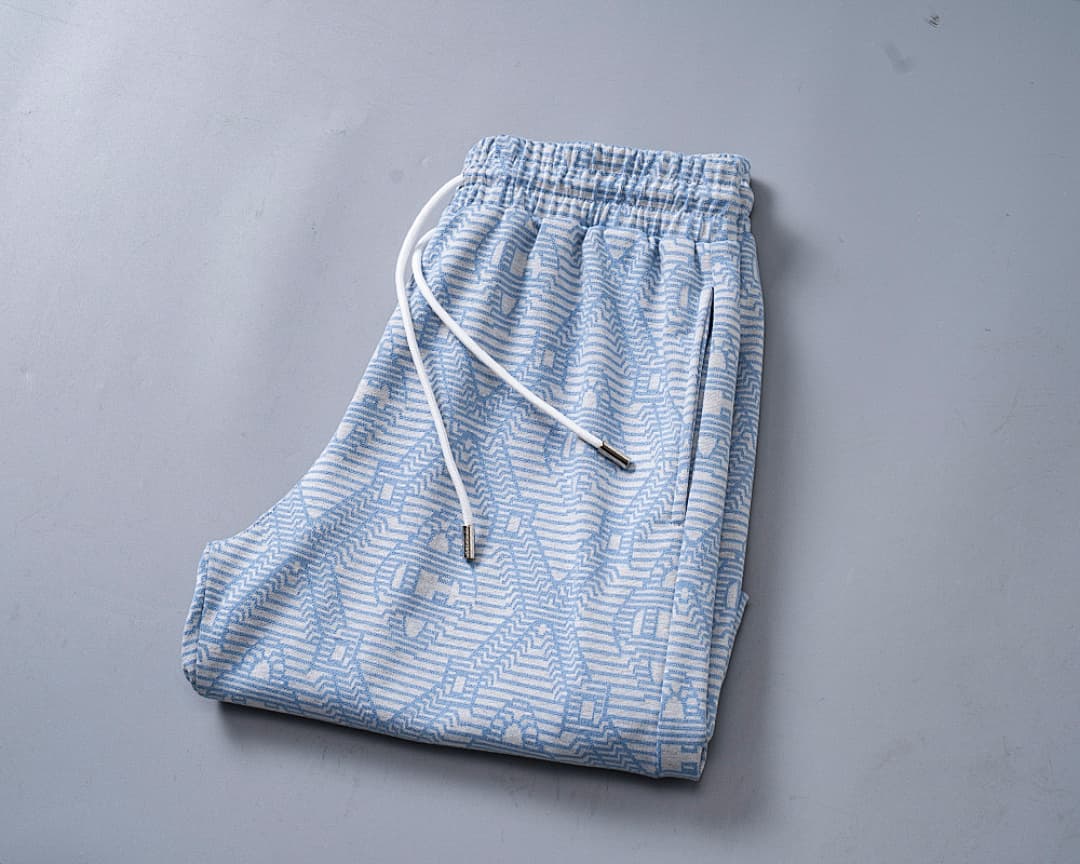 Shorts Casablanca Jacquard - Azul Claro foto 14