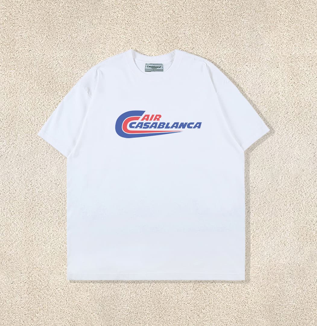 T-Shirt Casablanca Air Casablanca - Branco foto 01