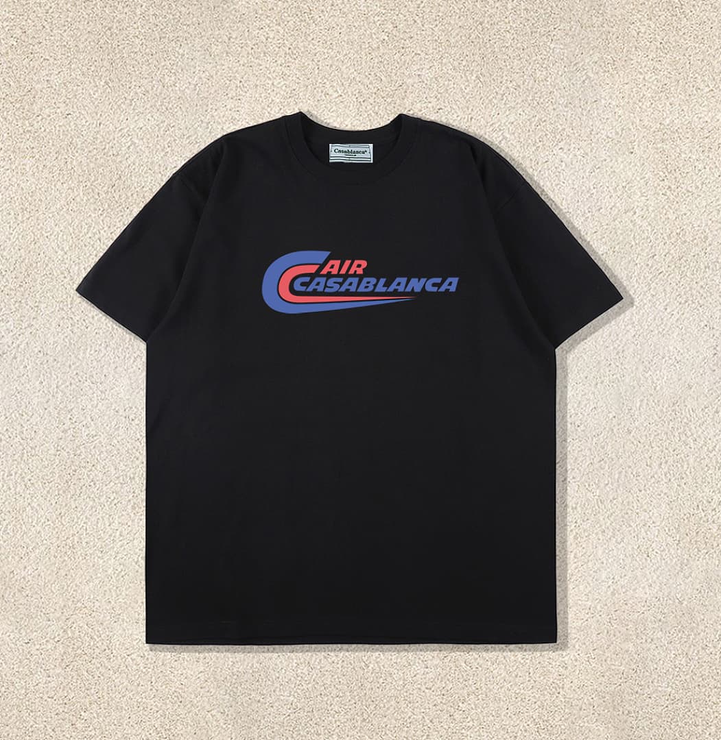 T-Shirt Casablanca Air Casablanca - Branco foto 02