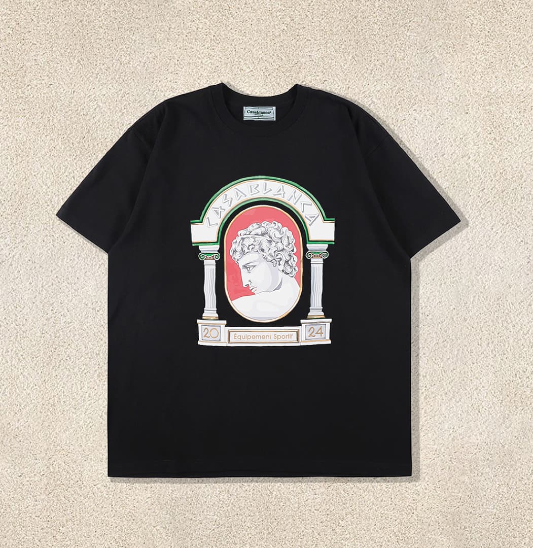 T-Shirt Casablanca Busto Clássico - Branco foto 02