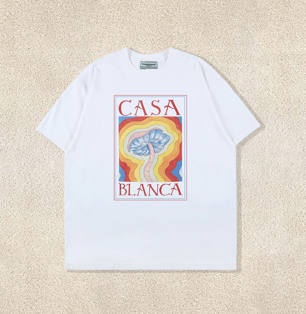 T-Shirt Casablanca Casa Blanca Arco - Branco foto 01