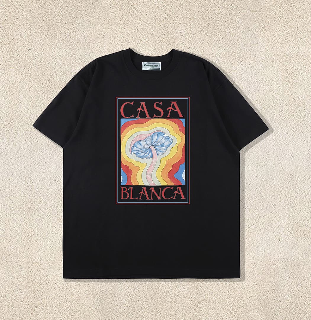 T-Shirt Casablanca Casa Blanca Arco - Branco foto 02