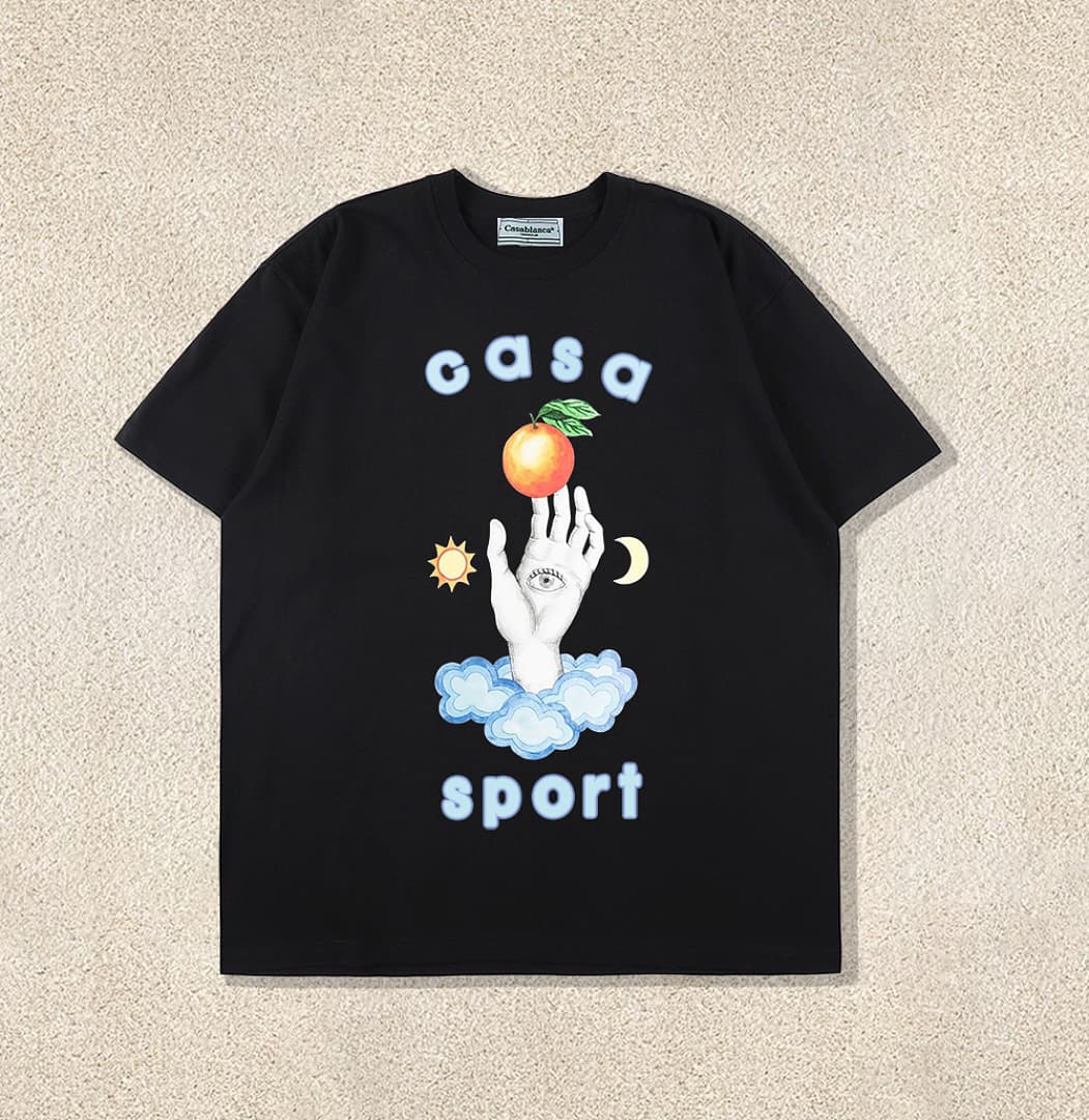 T-Shirt Casablanca Casa Sporá - Branco foto 02