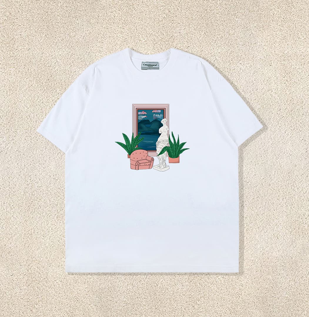T-Shirt Casablanca Interiores - Preto foto 02