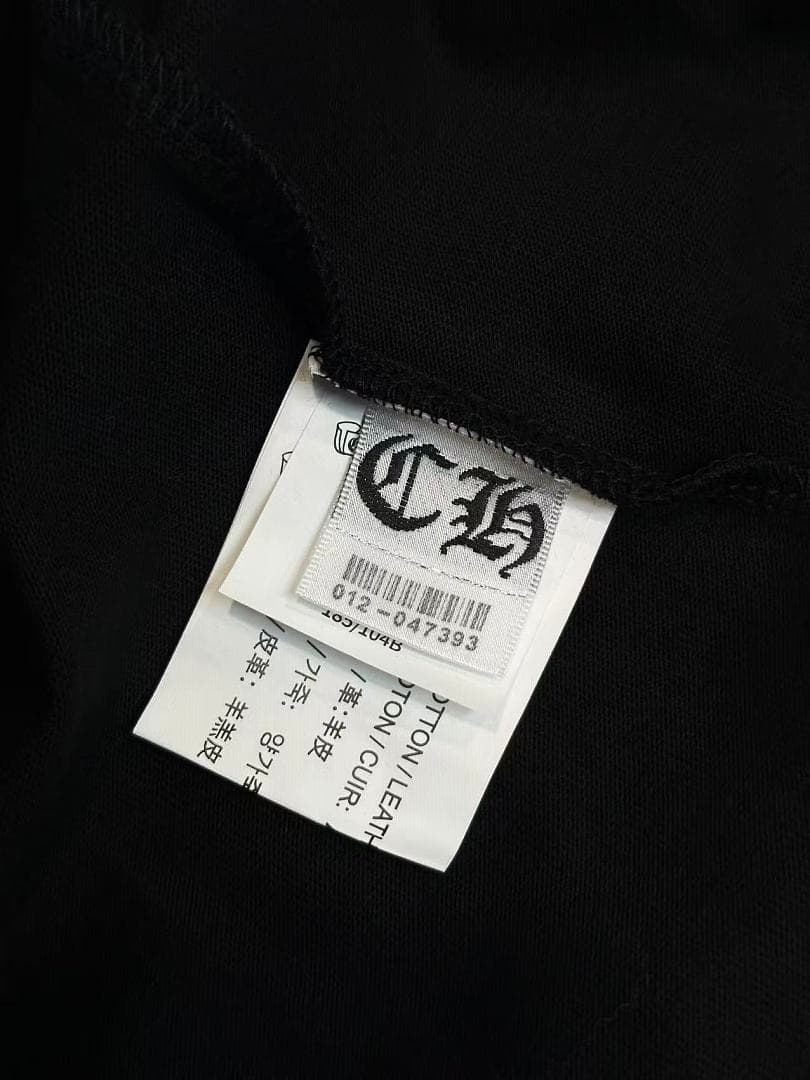 T-Shirt Chrome Hearts Cruz Circular Bordada foto 47