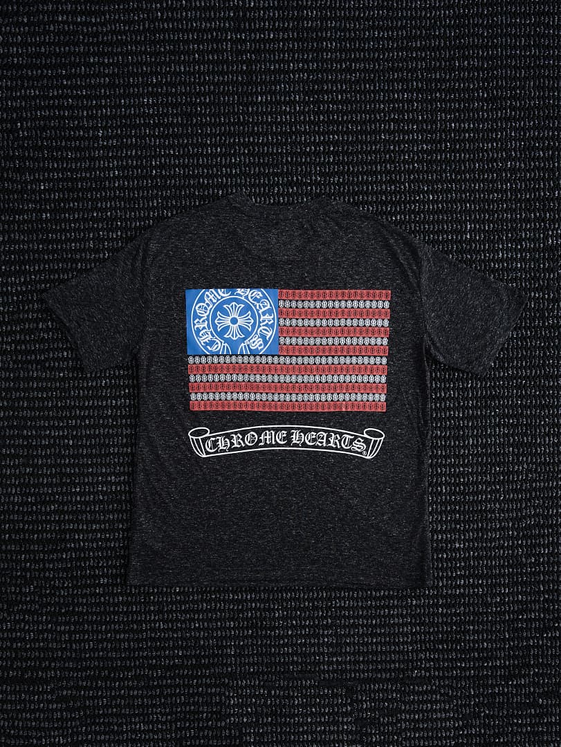T-Shirt Chrome Hearts Bandeira foto 11