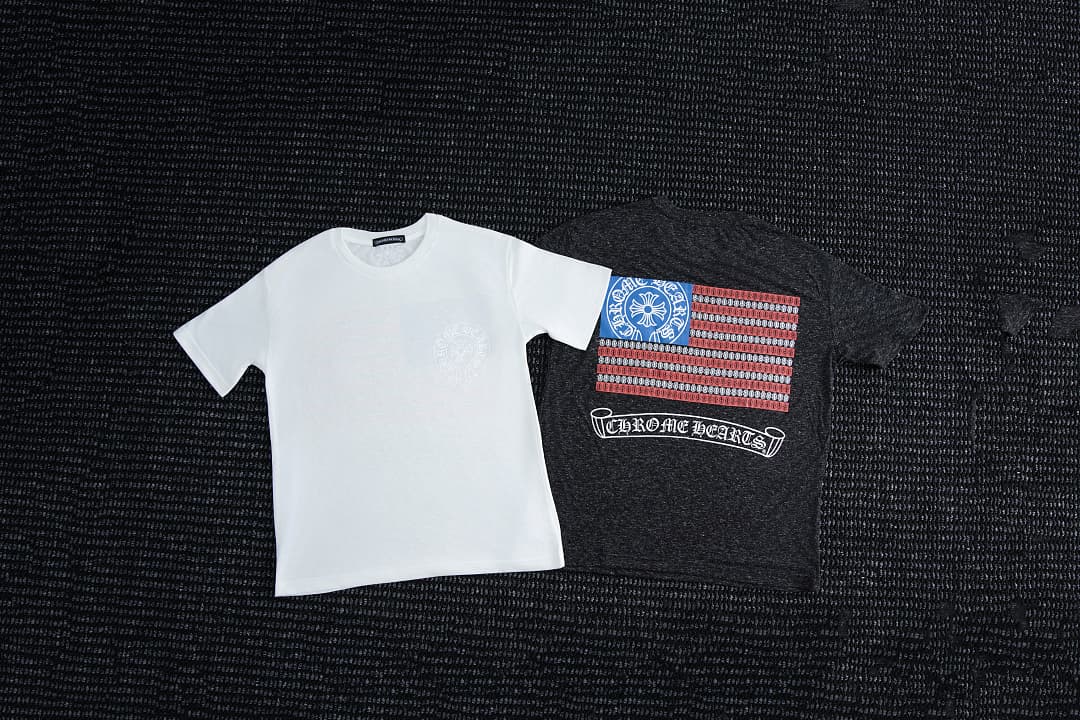 T-Shirt Chrome Hearts Bandeira foto 13