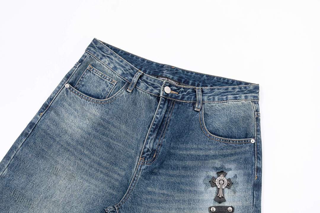 Calças Jeans Chrome Hearts JN38 foto 02