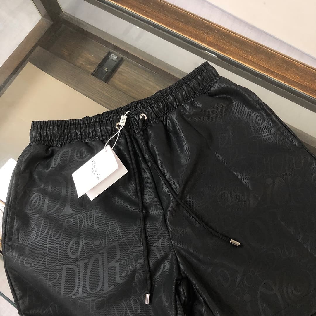 Calções de Praia Dior Monograma Preto Subtil foto 03