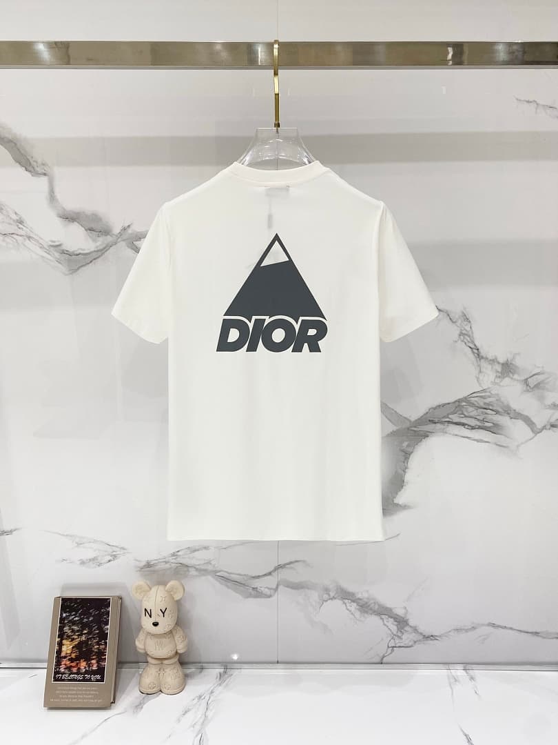 T-Shirt Dior DIOR Logo Branco foto 02