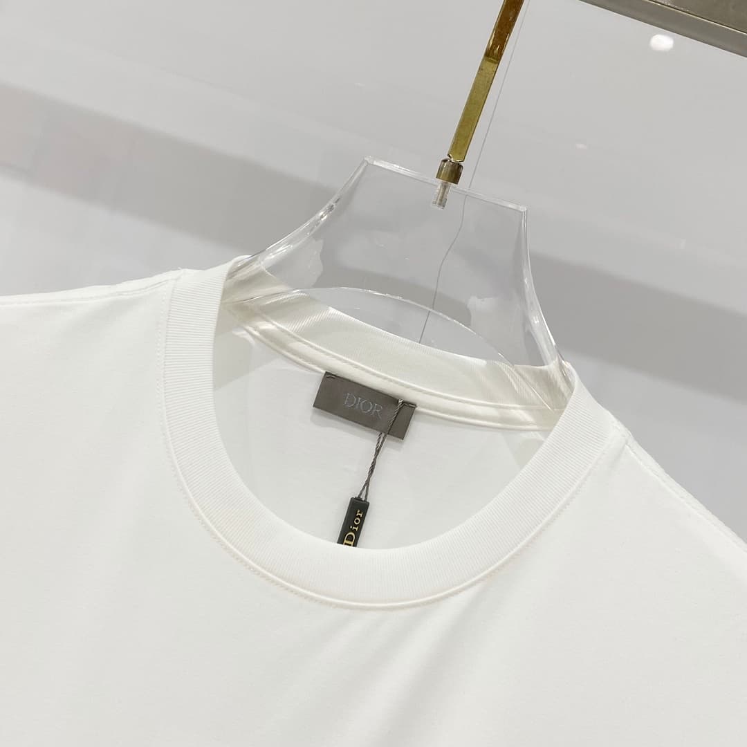 T-Shirt Dior DIOR Logo Branco foto 03