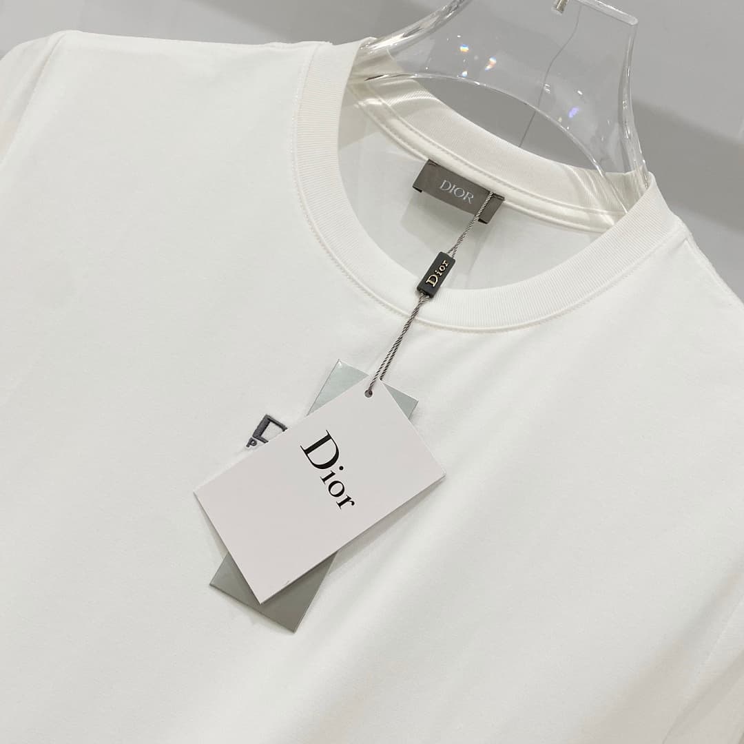 T-Shirt Dior DIOR Logo Branco foto 04