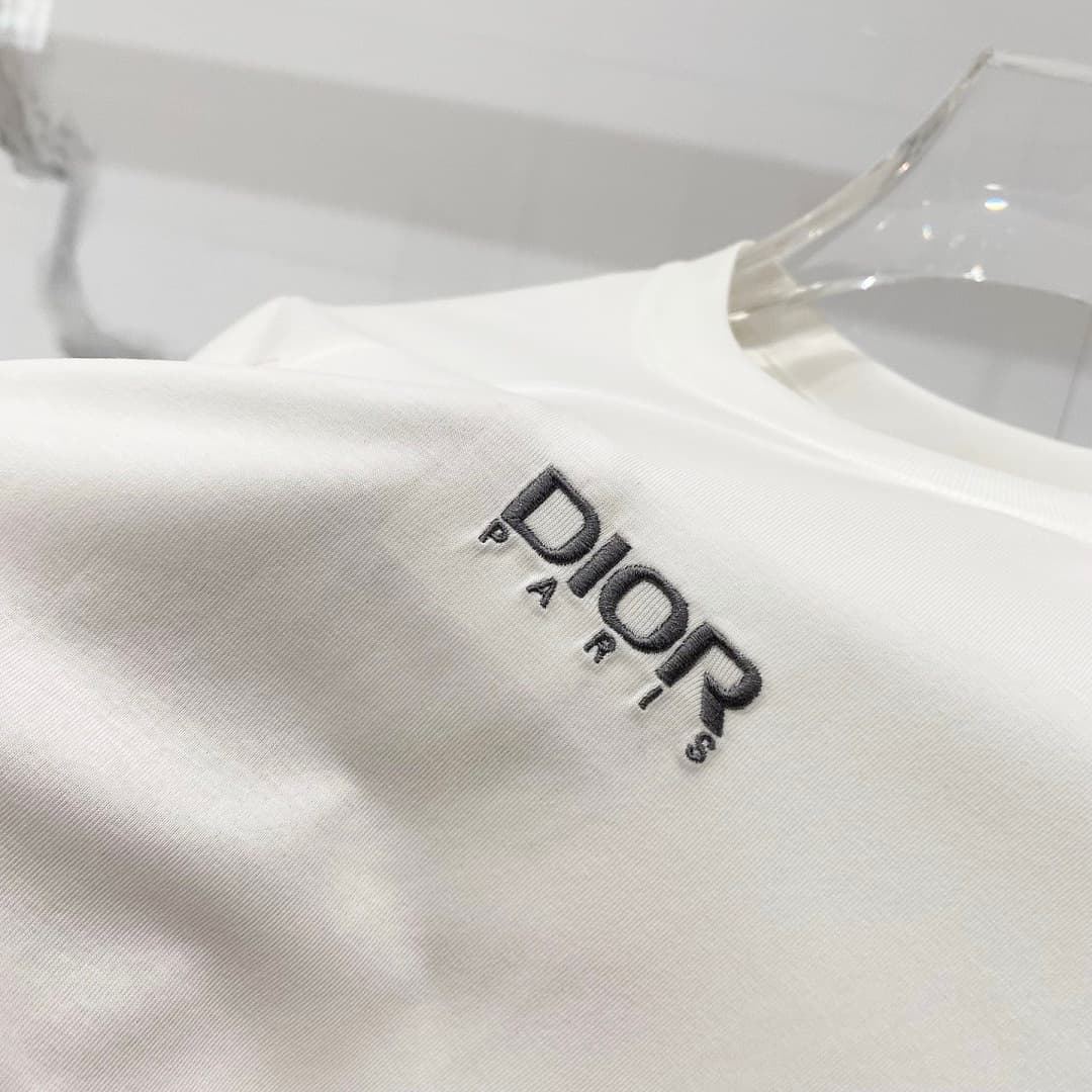 T-Shirt Dior DIOR Logo Branco foto 05