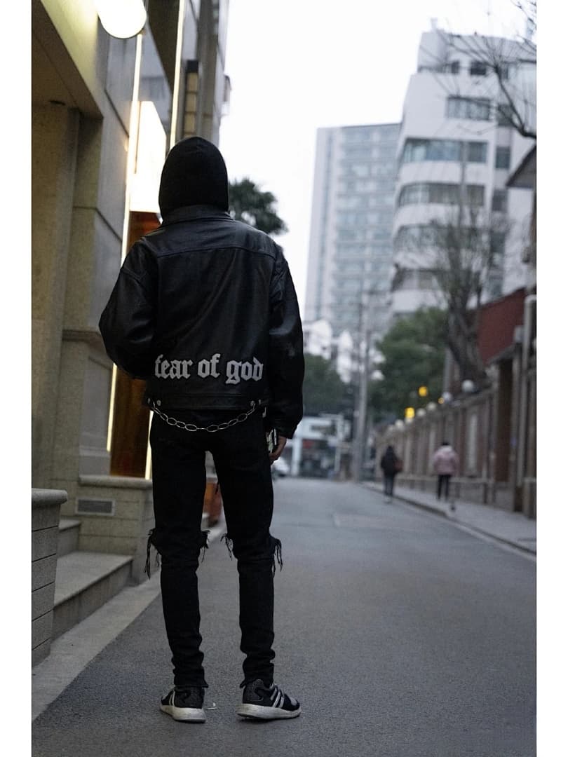 Jaqueta Motard Fear of God Premium W018 foto 06