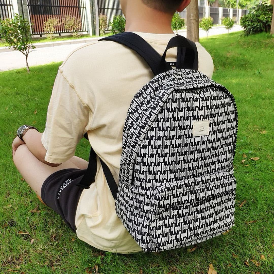Mochila FOG Essentials Letra Logo Double Line foto 04