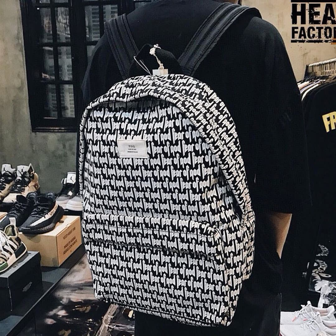 Mochila FOG Essentials Letra Logo Double Line foto 05