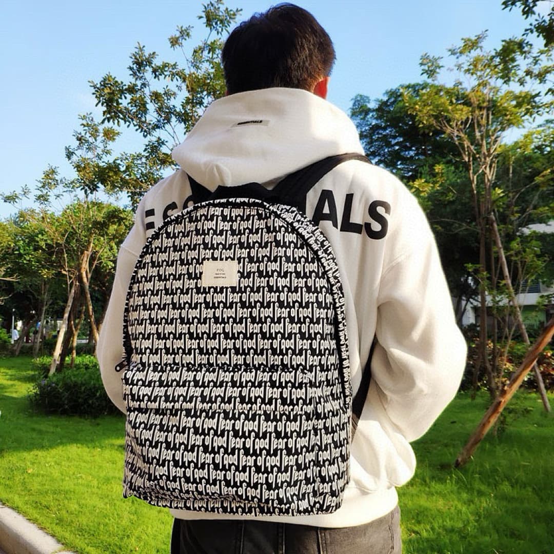 Mochila FOG Essentials Letra Logo Double Line foto 09