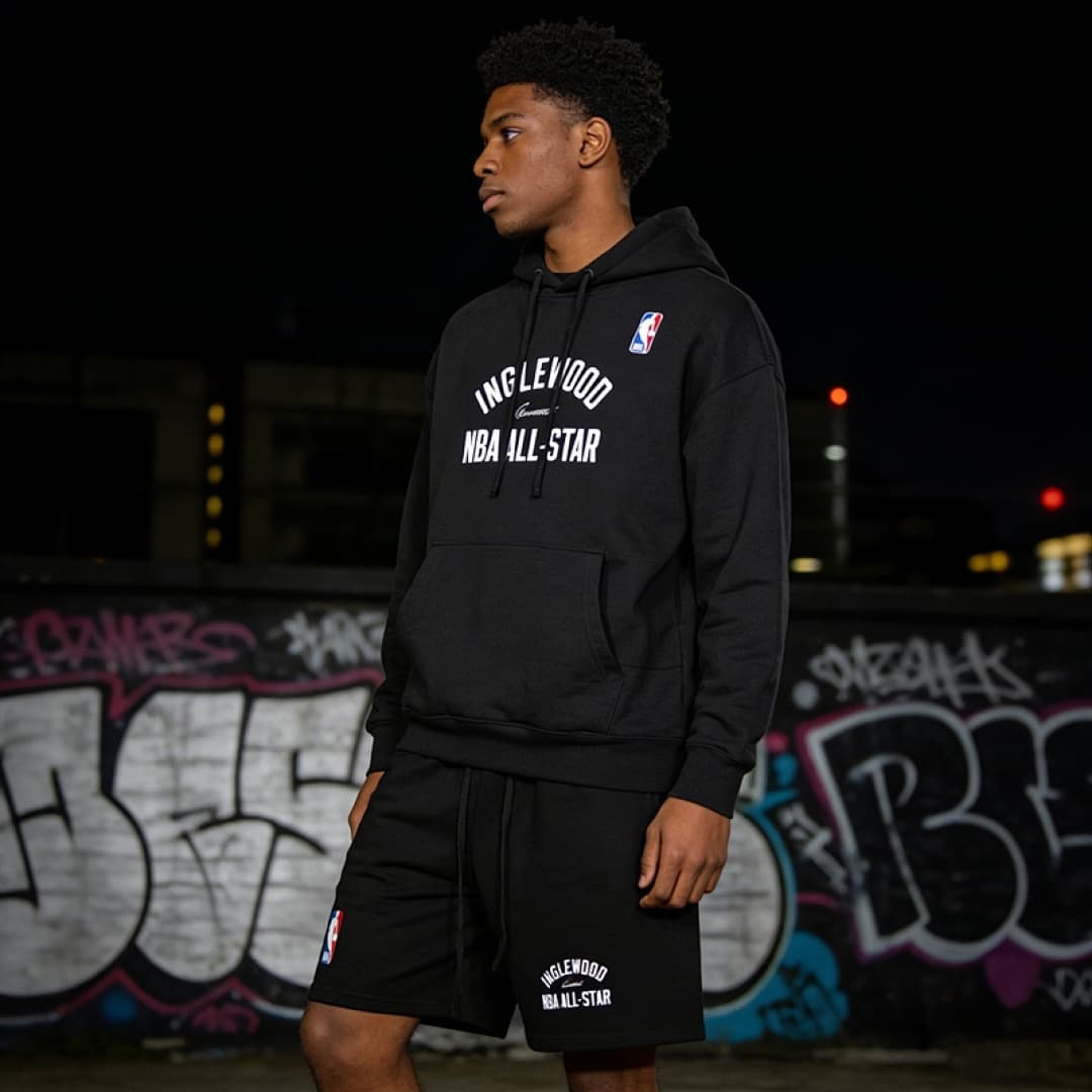 Calções Essentials Basketball Inglewood foto 16