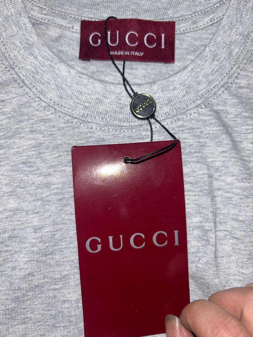 T-shirt Gucci Branco Made in Italy foto 15