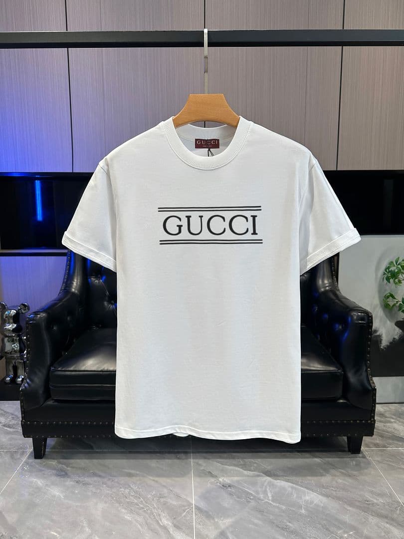 T-shirt Gucci Branco Made in Italy foto 43