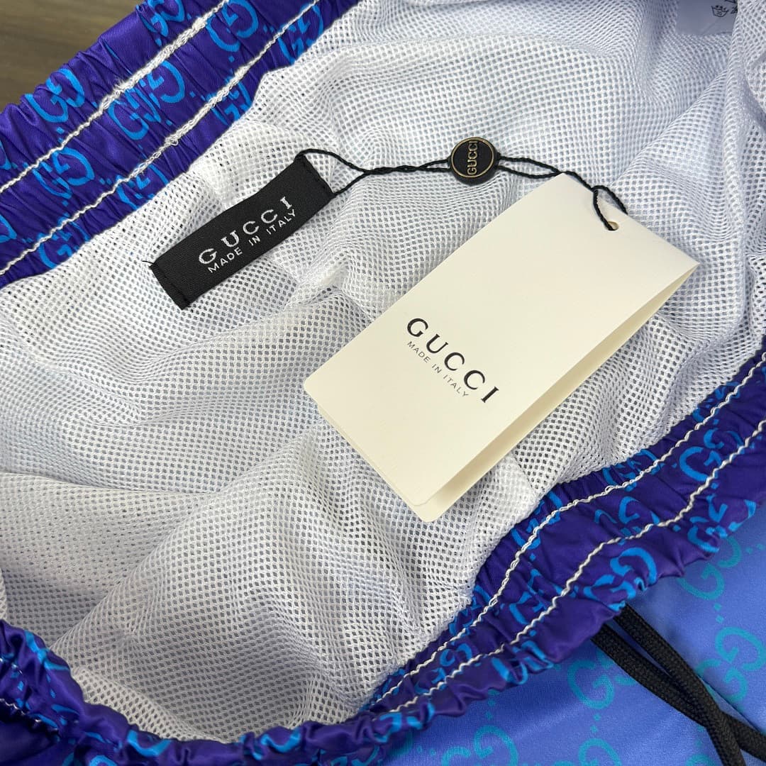 Calções de Praia Gucci Azul foto 05