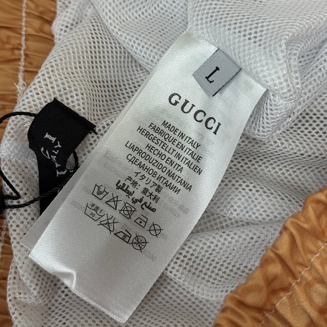 Calções de Praia Gucci Bege foto 06