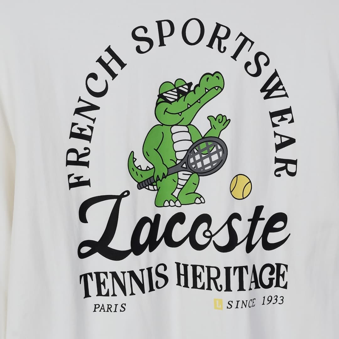 T-Shirt Manga Longa Lacoste foto 03