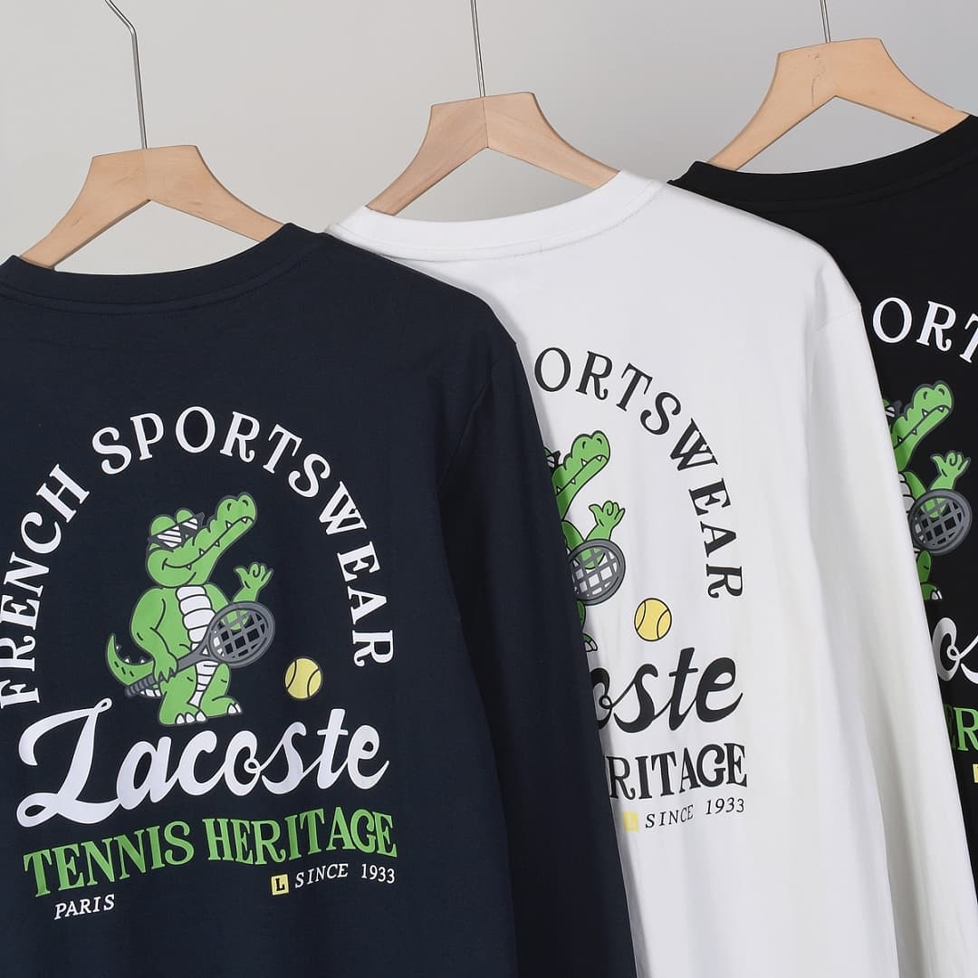T-Shirt Manga Longa Lacoste foto 12