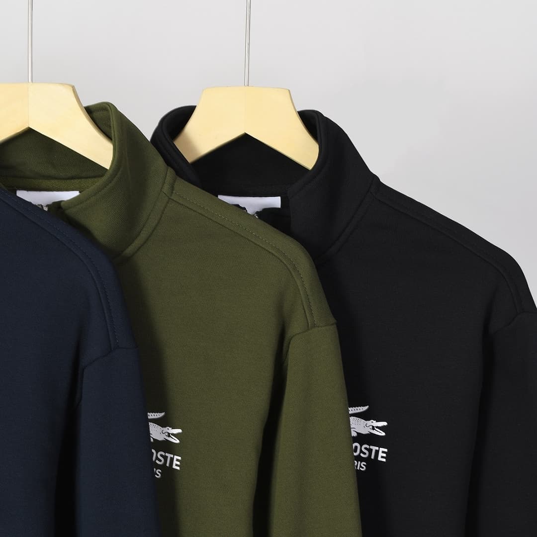Sweatshirt Meia Gola Lacoste foto 09
