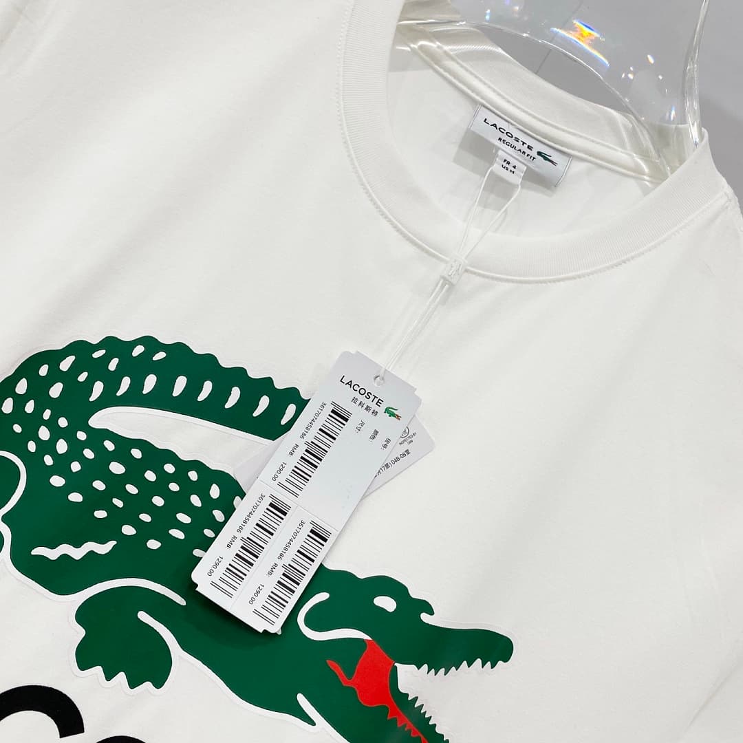 Lacoste T-shirt TT07 Crocodilo foto 05