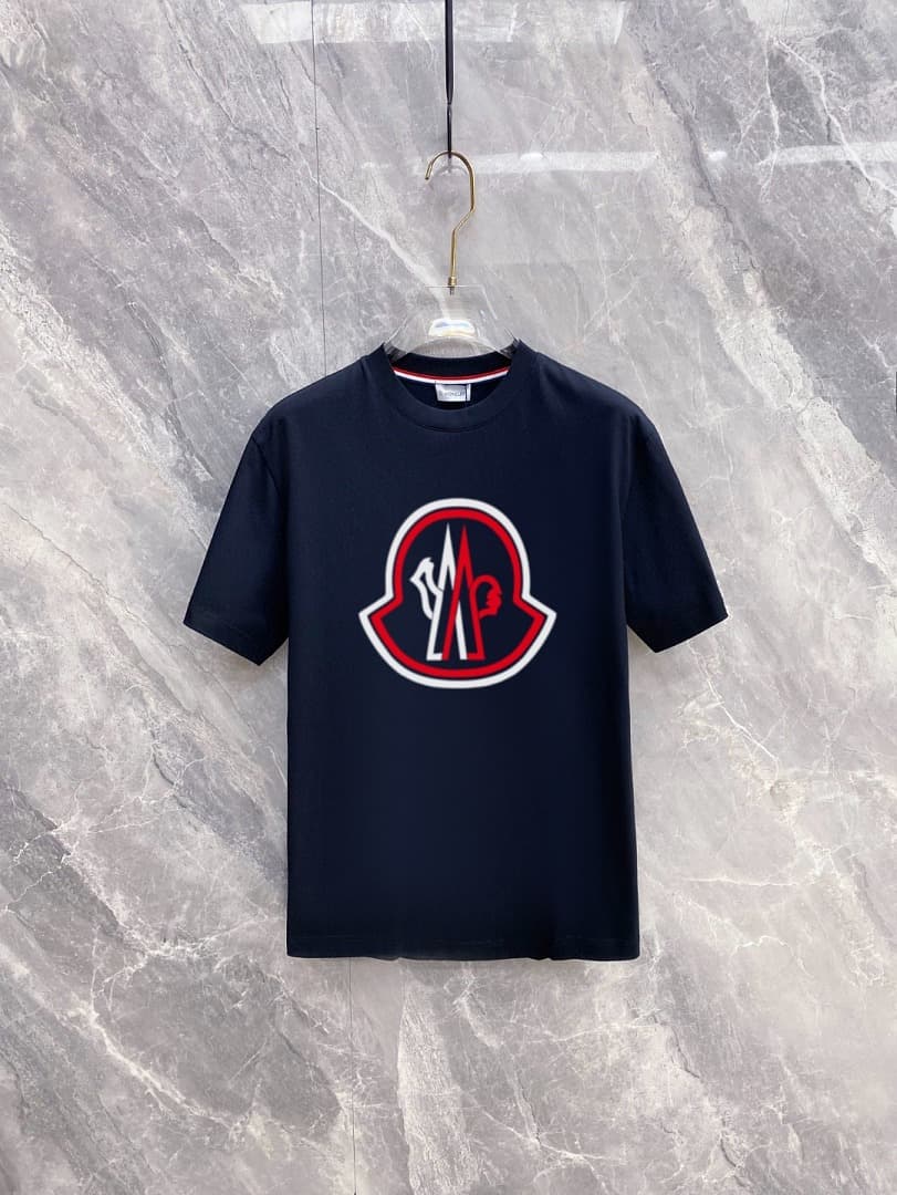 T-Shirt Moncler Logo Circular Preto foto 01