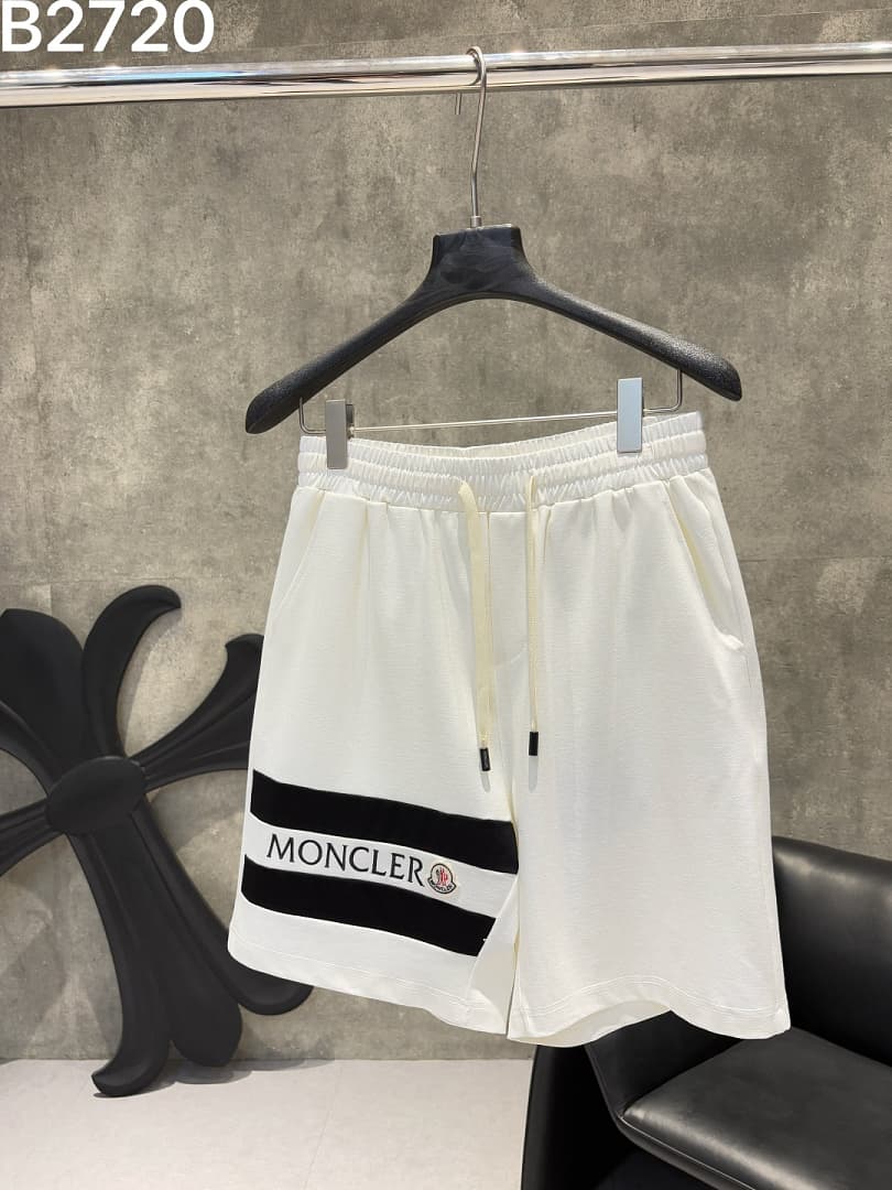 Calções Moncler Logo Bicolor foto 01