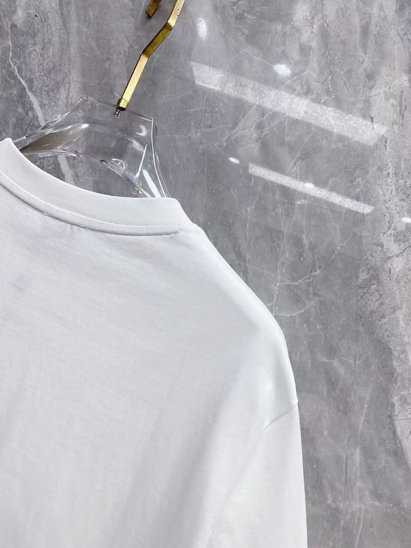 T-Shirt Moncler Logo Circular Textual foto 06