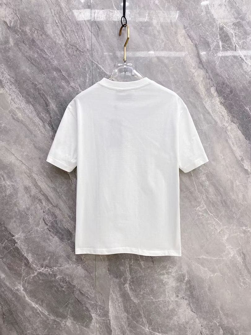 T-Shirt Moncler Branco Logo Duplo foto 09