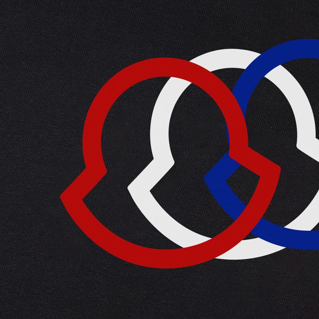 T-Shirt Moncler Preto Logo Duplo foto 04