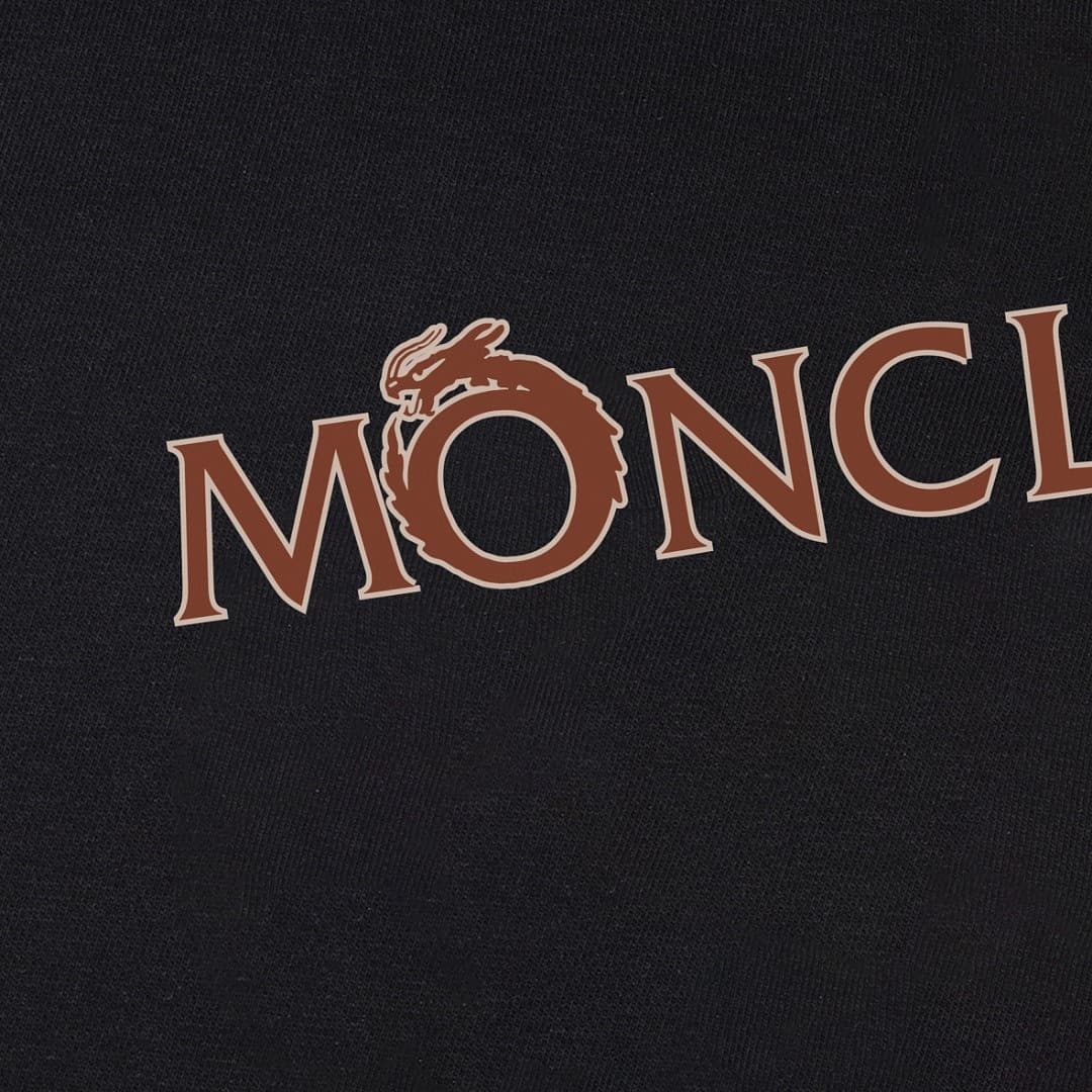 T-Shirt Moncler Logo Preto foto 04