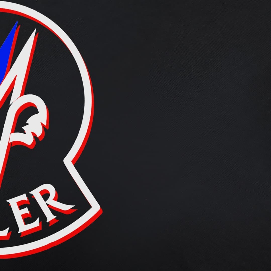T-shirt Moncler Azul-Marinho com Logo Circular foto 03