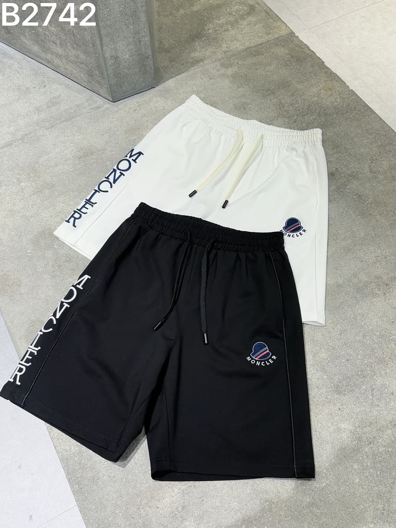 Calções Moncler Brancos com Logo foto 07