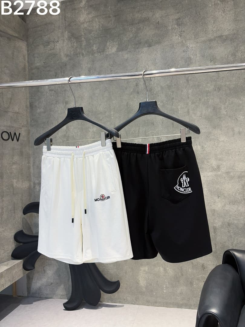 Calções Moncler Cinzentos Desportivos foto 04