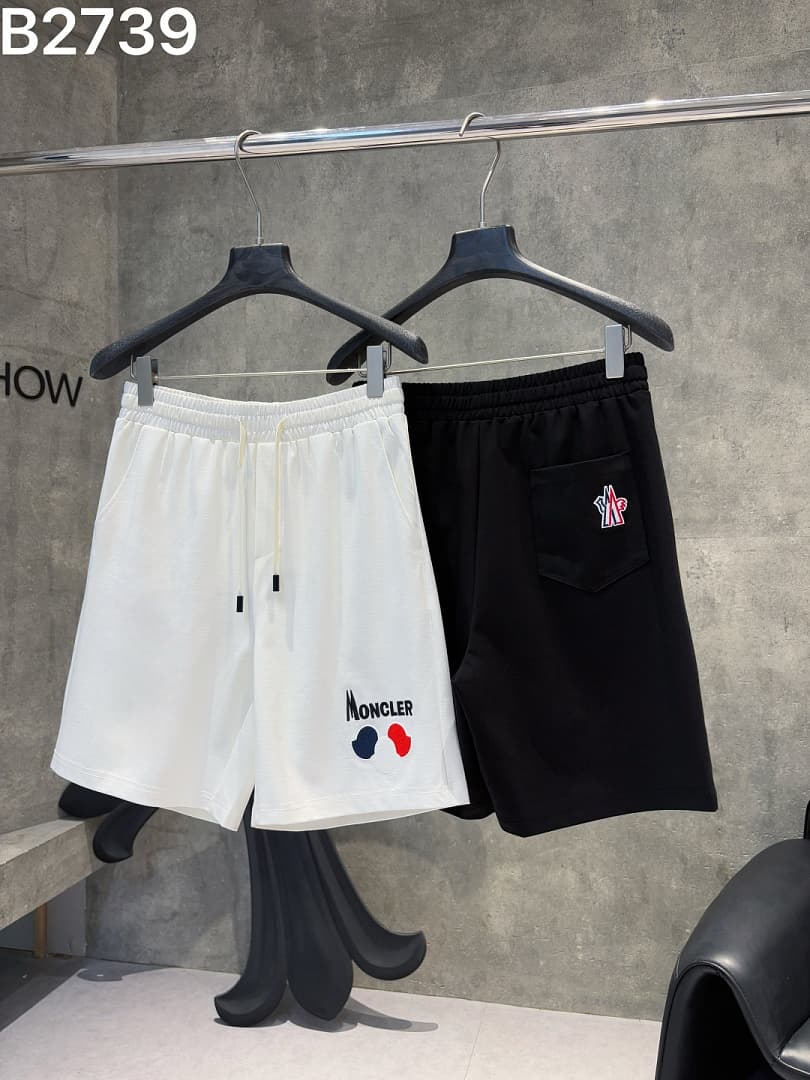 Calções Moncler Pretos Minimalistas foto 03